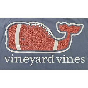 Vineyard Vines  Long Sleeve Blue SHIRT  Football Youth Size LARGE‎ (18)